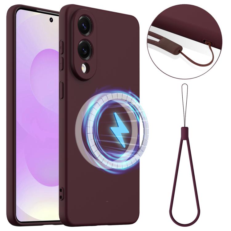 Shockproof Silicone Magsafe Phone Case, For Galaxy S26 FE 5G, For Samsung Galaxy S26+ 5G, For Samsung Galaxy S26 Edge 5G, For Samsung Galaxy S26 Ultra 5G, For Samsung Galaxy S26 5G, For Samsung Galaxy S25 FE 5G, For Samsung Galaxy S25 Edge 5G          ...
