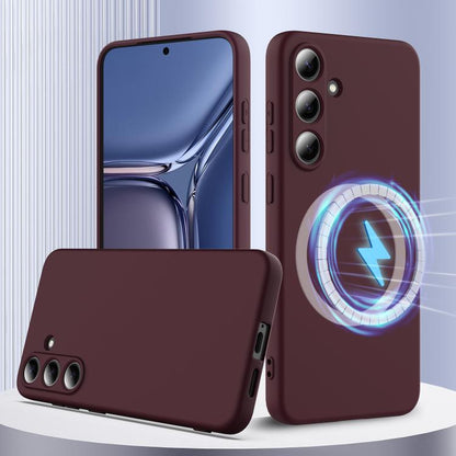 Shockproof Silicone Magsafe Phone Case, For Galaxy S26 FE 5G, For Samsung Galaxy S26+ 5G, For Samsung Galaxy S26 Edge 5G, For Samsung Galaxy S26 Ultra 5G, For Samsung Galaxy S26 5G, For Samsung Galaxy S25 FE 5G, For Samsung Galaxy S25 Edge 5G          ...