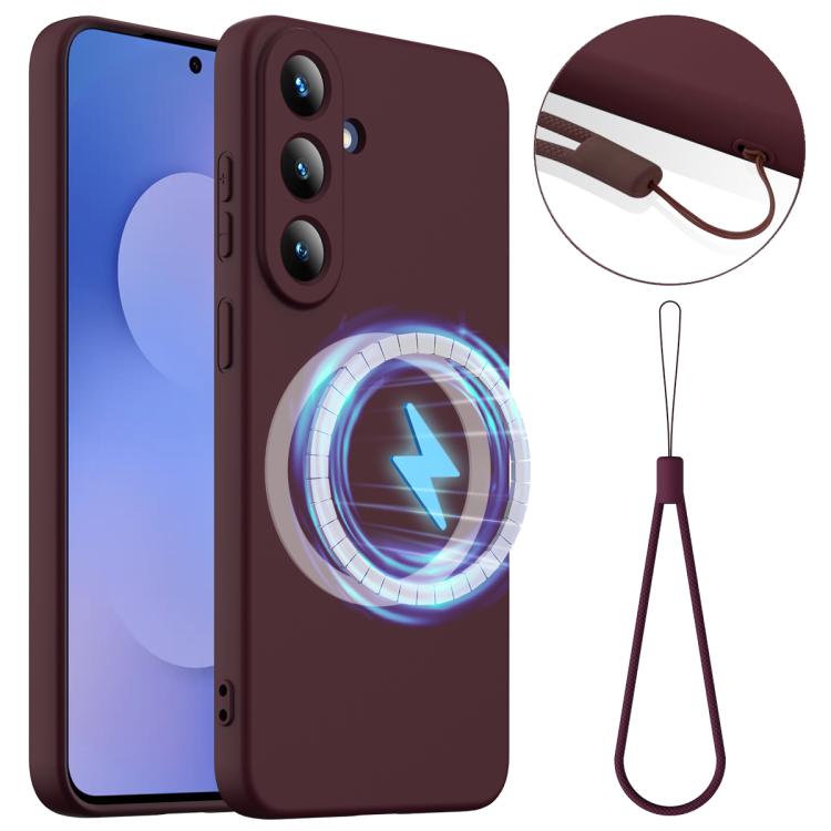 Shockproof Silicone Magsafe Phone Case, For Galaxy S26 FE 5G, For Samsung Galaxy S26+ 5G, For Samsung Galaxy S26 Edge 5G, For Samsung Galaxy S26 Ultra 5G, For Samsung Galaxy S26 5G, For Samsung Galaxy S25 FE 5G, For Samsung Galaxy S25 Edge 5G          ...