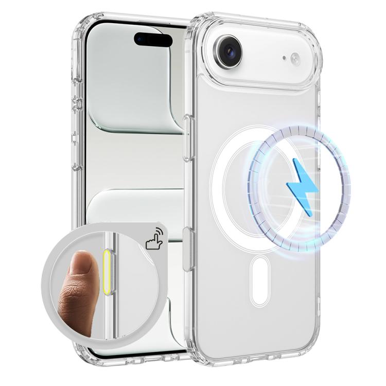 Camera Control Button Integrated MagSafe Clear Phone Case