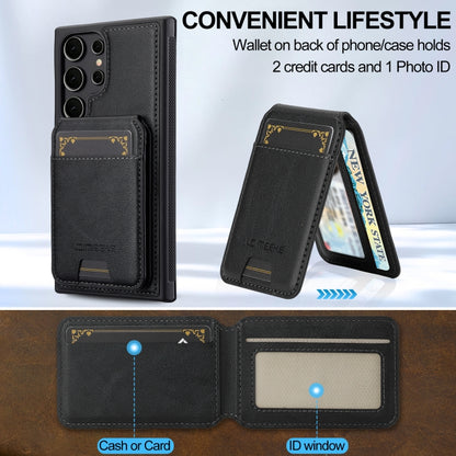 LC.IMEEKE L3 Series Detachable RFID Card Bag Magsafe Phone Case, For Samsung Galaxy S24 Ultra 5G, For Samsung Galaxy S24+ 5G, For Samsung Galaxy S24 5G, For Samsung Galaxy S23 FE 5G, For Samsung Galaxy S23 Ultra 5G, For Samsung Galaxy S20 FE           ...