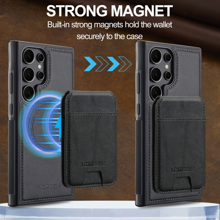 LC.IMEEKE L3 Series Detachable RFID Card Bag Magsafe Phone Case, For Samsung Galaxy S24 Ultra 5G, For Samsung Galaxy S24+ 5G, For Samsung Galaxy S24 5G, For Samsung Galaxy S23 FE 5G, For Samsung Galaxy S23 Ultra 5G, For Samsung Galaxy S20 FE           ...