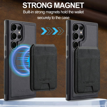 LC.IMEEKE L3 Series Detachable RFID Card Bag Magsafe Phone Case, For Samsung Galaxy S24 Ultra 5G, For Samsung Galaxy S24+ 5G, For Samsung Galaxy S24 5G, For Samsung Galaxy S23 FE 5G, For Samsung Galaxy S23 Ultra 5G, For Samsung Galaxy S20 FE           ...
