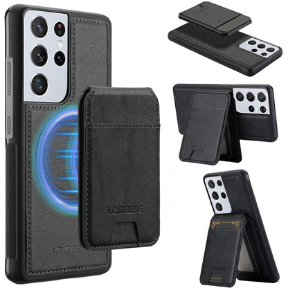 LC.IMEEKE L3 Series Detachable RFID Card Bag Magsafe Phone Case, For Samsung Galaxy S21 FE 5G, For Samsung Galaxy S21 5G, For Samsung Galaxy S21+ 5G, For Samsung Galaxy S21 Ultra 5G