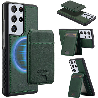 LC.IMEEKE L3 Series Detachable RFID Card Bag Magsafe Phone Case, For Samsung Galaxy S21 FE 5G, For Samsung Galaxy S21 5G, For Samsung Galaxy S21+ 5G, For Samsung Galaxy S21 Ultra 5G
