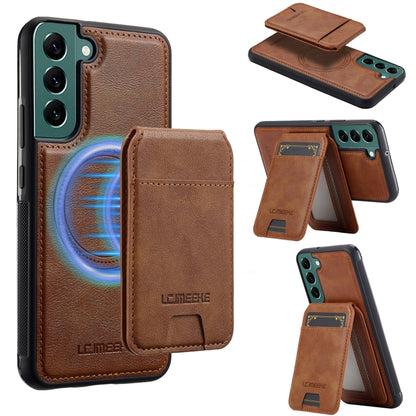 LC.IMEEKE L3 Series Detachable RFID Card Bag Magsafe Phone Case, For Samsung Galaxy S21 FE 5G, For Samsung Galaxy S21 5G, For Samsung Galaxy S21+ 5G, For Samsung Galaxy S21 Ultra 5G