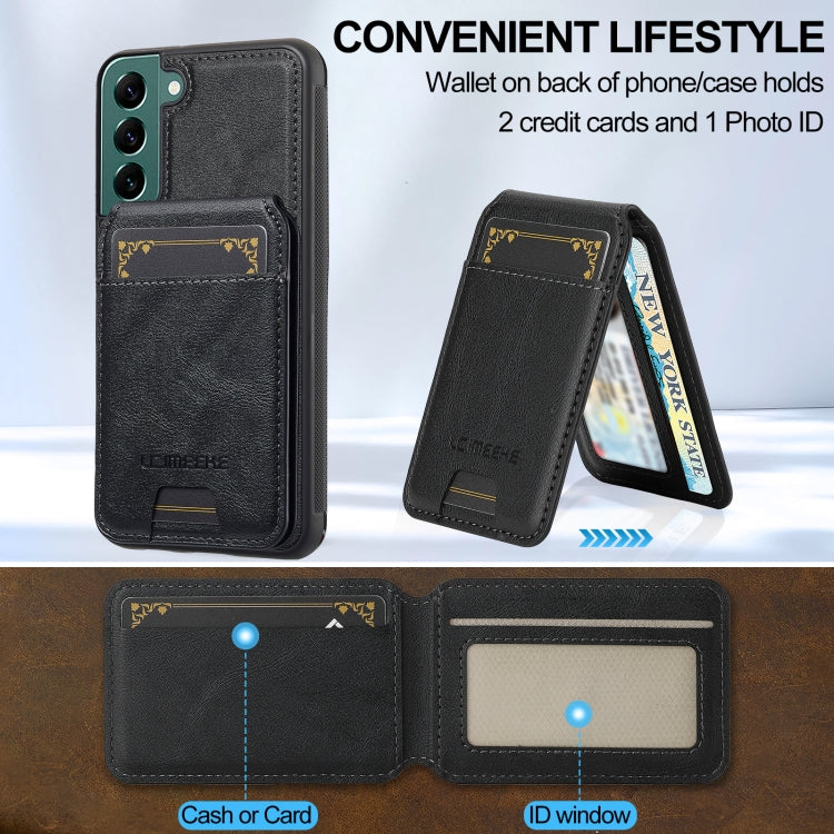 LC.IMEEKE L3 Series Detachable RFID Card Bag Magsafe Phone Case, For Samsung Galaxy S21 FE 5G, For Samsung Galaxy S21 5G, For Samsung Galaxy S21+ 5G, For Samsung Galaxy S21 Ultra 5G