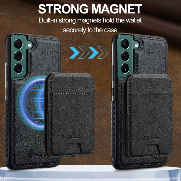 LC.IMEEKE L3 Series Detachable RFID Card Bag Magsafe Phone Case, For Samsung Galaxy S21 FE 5G, For Samsung Galaxy S21 5G, For Samsung Galaxy S21+ 5G, For Samsung Galaxy S21 Ultra 5G