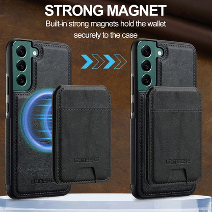 LC.IMEEKE L3 Series Detachable RFID Card Bag Magsafe Phone Case, For Samsung Galaxy S21 FE 5G, For Samsung Galaxy S21 5G, For Samsung Galaxy S21+ 5G, For Samsung Galaxy S21 Ultra 5G