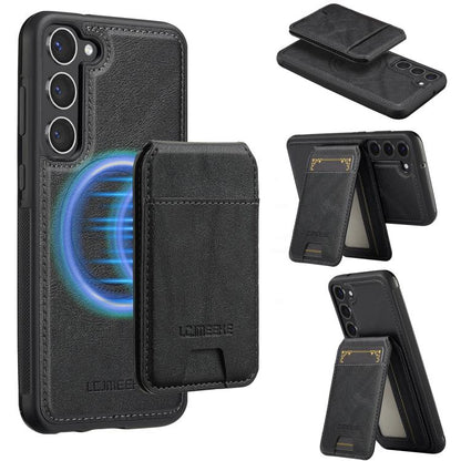LC.IMEEKE L3 Series Detachable RFID Card Bag Magsafe Phone Case, For Galaxy S26 FE 5G, For Samsung Galaxy S26+ 5G, For Samsung Galaxy S26 Ultra 5G, For Samsung Galaxy S26 5G, For Samsung Galaxy S25 Edge 5G, For Samsung Galaxy S25 5G                    ...
