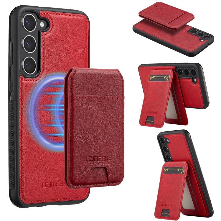 LC.IMEEKE L3 Series Detachable RFID Card Bag Magsafe Phone Case, For Galaxy S26 FE 5G, For Samsung Galaxy S26+ 5G, For Samsung Galaxy S26 Ultra 5G, For Samsung Galaxy S26 5G, For Samsung Galaxy S25 Edge 5G, For Samsung Galaxy S25 5G                    ...