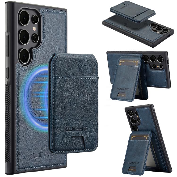LC.IMEEKE L3 Series Detachable RFID Card Bag Magsafe Phone Case, For Galaxy S26 FE 5G, For Samsung Galaxy S26+ 5G, For Samsung Galaxy S26 Ultra 5G, For Samsung Galaxy S26 5G, For Samsung Galaxy S25 Edge 5G, For Samsung Galaxy S25 5G                    ...