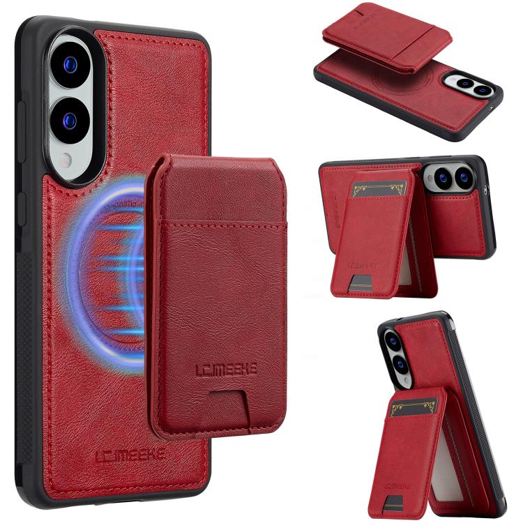 LC.IMEEKE L3 Series Detachable RFID Card Bag Magsafe Phone Case, For Galaxy S26 FE 5G, For Samsung Galaxy S26+ 5G, For Samsung Galaxy S26 Ultra 5G, For Samsung Galaxy S26 5G, For Samsung Galaxy S25 Edge 5G, For Samsung Galaxy S25 5G                    ...