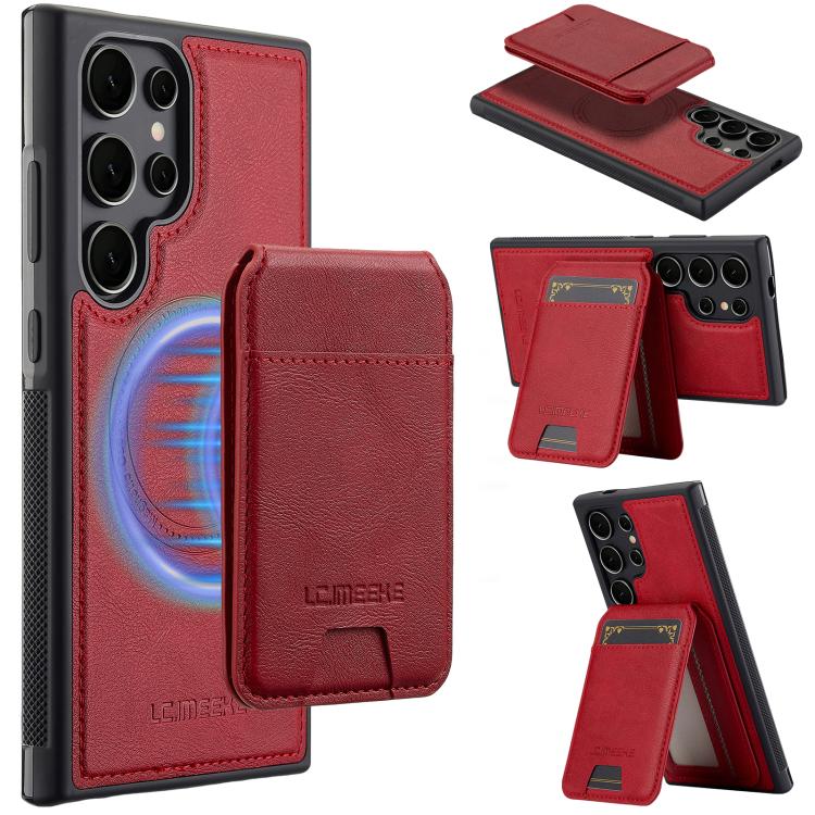 LC.IMEEKE L3 Series Detachable RFID Card Bag Magsafe Phone Case, For Galaxy S26 FE 5G, For Samsung Galaxy S26+ 5G, For Samsung Galaxy S26 Ultra 5G, For Samsung Galaxy S26 5G, For Samsung Galaxy S25 Edge 5G, For Samsung Galaxy S25 5G                    ...