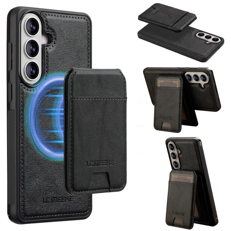 LC.IMEEKE L3 Series Detachable RFID Card Bag Magsafe Phone Case, For Galaxy S26 FE 5G, For Samsung Galaxy S26+ 5G, For Samsung Galaxy S26 Ultra 5G, For Samsung Galaxy S26 5G, For Samsung Galaxy S25 Edge 5G, For Samsung Galaxy S25 5G                    ...