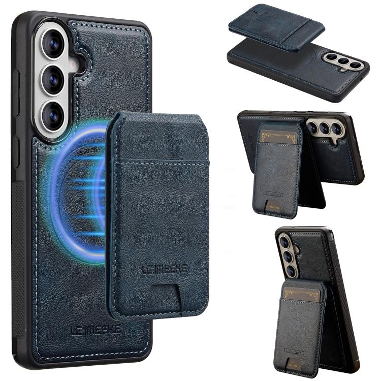 LC.IMEEKE L3 Series Detachable RFID Card Bag Magsafe Phone Case, For Galaxy S26 FE 5G, For Samsung Galaxy S26+ 5G, For Samsung Galaxy S26 Ultra 5G, For Samsung Galaxy S26 5G, For Samsung Galaxy S25 Edge 5G, For Samsung Galaxy S25 5G                    ...