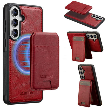 LC.IMEEKE L3 Series Detachable RFID Card Bag Magsafe Phone Case, For Galaxy S26 FE 5G, For Samsung Galaxy S26+ 5G, For Samsung Galaxy S26 Ultra 5G, For Samsung Galaxy S26 5G, For Samsung Galaxy S25 Edge 5G, For Samsung Galaxy S25 5G                    ...