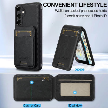 LC.IMEEKE L3 Series Detachable RFID Card Bag Magsafe Phone Case, For Galaxy S26 FE 5G, For Samsung Galaxy S26+ 5G, For Samsung Galaxy S26 Ultra 5G, For Samsung Galaxy S26 5G, For Samsung Galaxy S25 Edge 5G, For Samsung Galaxy S25 5G                    ...