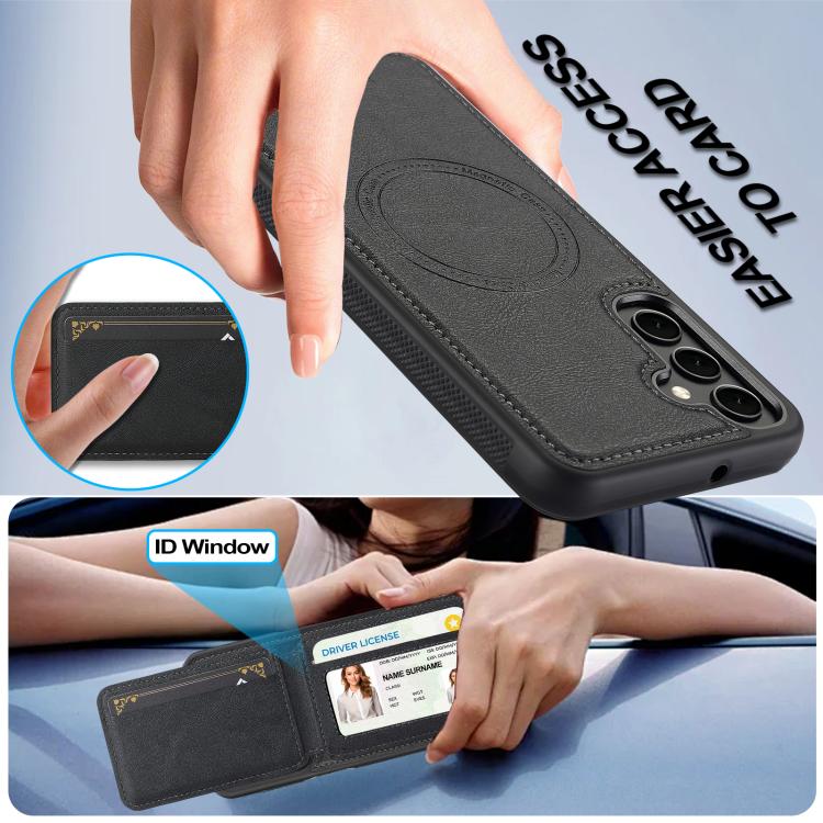 LC.IMEEKE L3 Series Detachable RFID Card Bag Magsafe Phone Case, For Galaxy S26 FE 5G, For Samsung Galaxy S26+ 5G, For Samsung Galaxy S26 Ultra 5G, For Samsung Galaxy S26 5G, For Samsung Galaxy S25 Edge 5G, For Samsung Galaxy S25 5G                    ...