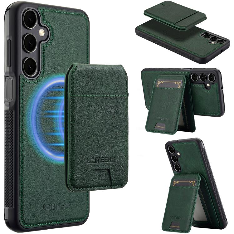 LC.IMEEKE L3 Series Detachable RFID Card Bag Magsafe Phone Case, For Galaxy S26 FE 5G, For Samsung Galaxy S26+ 5G, For Samsung Galaxy S26 Ultra 5G, For Samsung Galaxy S26 5G, For Samsung Galaxy S25 Edge 5G, For Samsung Galaxy S25 5G                    ...