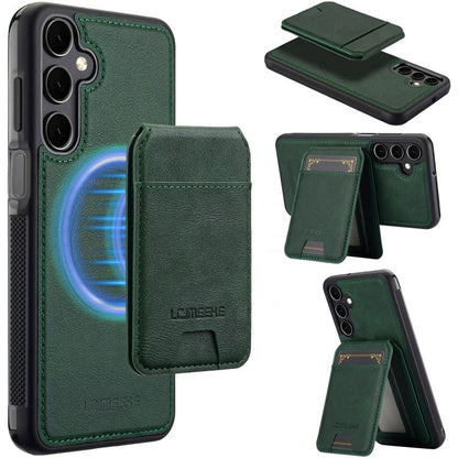 LC.IMEEKE L3 Series Detachable RFID Card Bag Magsafe Phone Case, For Galaxy S26 FE 5G, For Samsung Galaxy S26+ 5G, For Samsung Galaxy S26 Ultra 5G, For Samsung Galaxy S26 5G, For Samsung Galaxy S25 Edge 5G, For Samsung Galaxy S25 5G                    ...