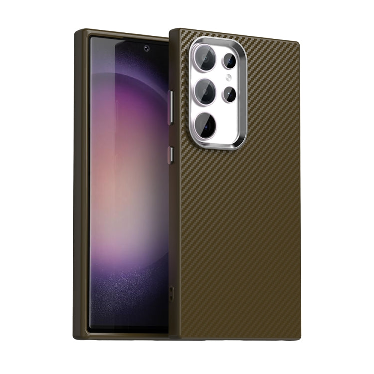 Carbon Fiber Series IMD Phone Case, For Samsung Galaxy S25 Ultra 5G, For Samsung Galaxy S24 FE 5G, For Samsung Galaxy S24+ 5G, For Samsung Galaxy S24 5G, For Samsung Galaxy S23 FE 5G, For Samsung Galaxy S23 Ultra 5G, For Samsung Galaxy S23+ 5G         ...