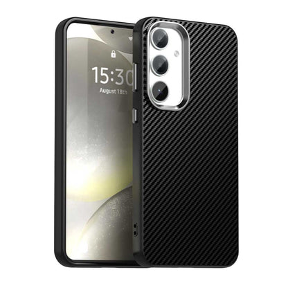 Carbon Fiber Series IMD Phone Case, For Samsung Galaxy S25 Ultra 5G, For Samsung Galaxy S24 FE 5G, For Samsung Galaxy S24+ 5G, For Samsung Galaxy S24 5G, For Samsung Galaxy S23 FE 5G, For Samsung Galaxy S23 Ultra 5G, For Samsung Galaxy S23+ 5G         ...