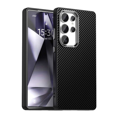 Carbon Fiber Series IMD Phone Case, For Samsung Galaxy S25 Ultra 5G, For Samsung Galaxy S24 FE 5G, For Samsung Galaxy S24+ 5G, For Samsung Galaxy S24 5G, For Samsung Galaxy S23 FE 5G, For Samsung Galaxy S23 Ultra 5G, For Samsung Galaxy S23+ 5G         ...