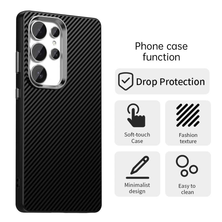 Carbon Fiber Series IMD Phone Case, For Samsung Galaxy S25 Ultra 5G, For Samsung Galaxy S24 FE 5G, For Samsung Galaxy S24+ 5G, For Samsung Galaxy S24 5G, For Samsung Galaxy S23 FE 5G, For Samsung Galaxy S23 Ultra 5G, For Samsung Galaxy S23+ 5G         ...