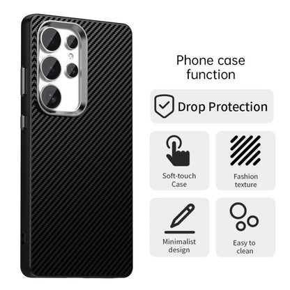 Carbon Fiber Series IMD Phone Case, For Samsung Galaxy S25 Ultra 5G, For Samsung Galaxy S24 FE 5G, For Samsung Galaxy S24+ 5G, For Samsung Galaxy S24 5G, For Samsung Galaxy S23 FE 5G, For Samsung Galaxy S23 Ultra 5G, For Samsung Galaxy S23+ 5G         ...