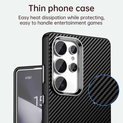 Carbon Fiber Series IMD Phone Case, For Samsung Galaxy S25 Ultra 5G, For Samsung Galaxy S24 FE 5G, For Samsung Galaxy S24+ 5G, For Samsung Galaxy S24 5G, For Samsung Galaxy S23 FE 5G, For Samsung Galaxy S23 Ultra 5G, For Samsung Galaxy S23+ 5G         ...