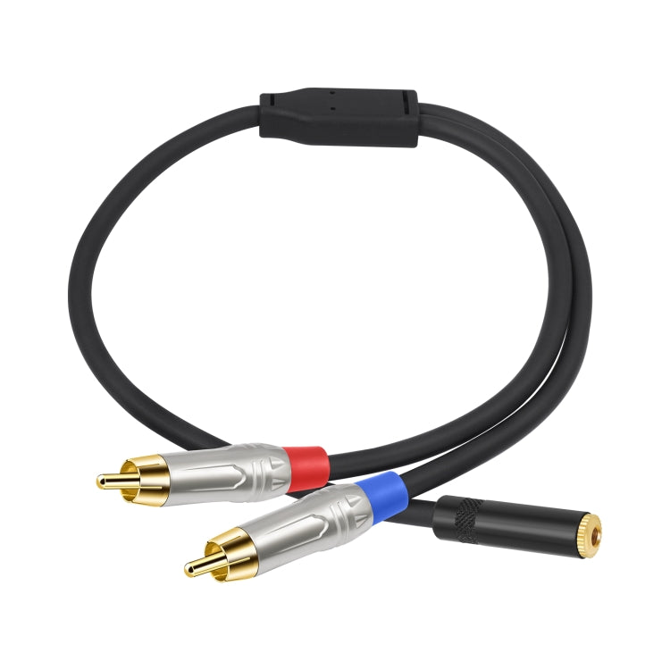 3.5mm 1/8 TRS Stereo Female to Dual RCA Male Y-type Audio Cable
