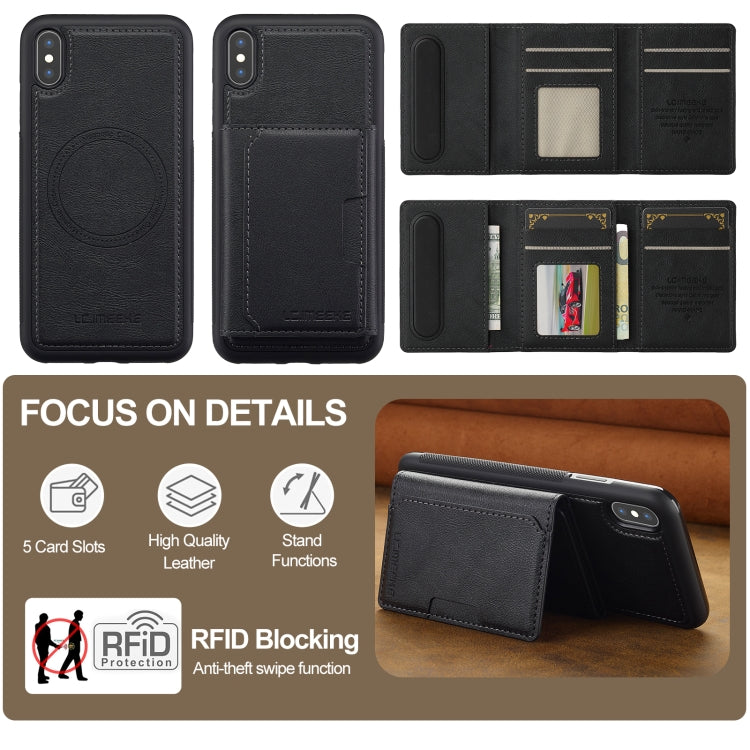 LC.IMEEKE L5 Series Detachable RFID Card Bag Magsafe Phone Case