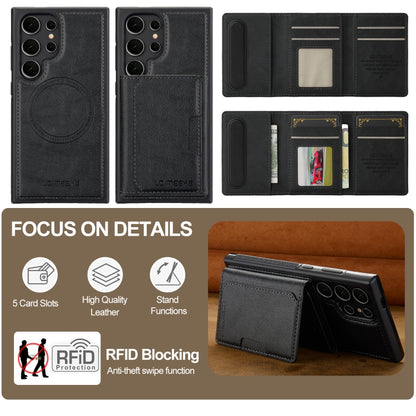 LC.IMEEKE L5 Series Detachable RFID Card Bag Magsafe Phone Case, For Samsung Galaxy S24 Ultra 5G, For Samsung Galaxy S24+ 5G, For Samsung Galaxy S24 5G, For Samsung Galaxy S23 FE 5G, For Samsung Galaxy S23 Ultra 5G, For Samsung Galaxy S20 FE           ...