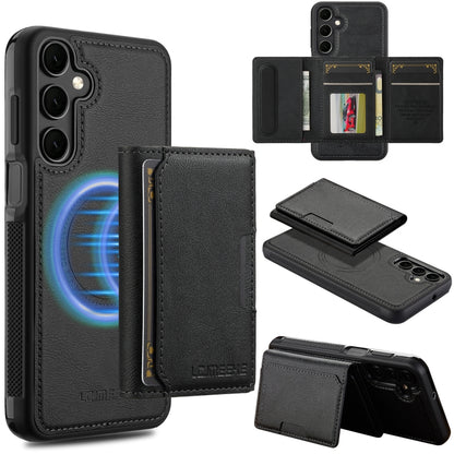 LC.IMEEKE L5 Series Detachable RFID Card Bag Magsafe Phone Case, For Samsung Galaxy S24 Ultra 5G, For Samsung Galaxy S24+ 5G, For Samsung Galaxy S24 5G, For Samsung Galaxy S23 FE 5G, For Samsung Galaxy S23 Ultra 5G, For Samsung Galaxy S20 FE           ...