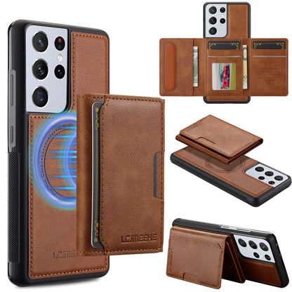 LC.IMEEKE L5 Series Detachable RFID Card Bag Magsafe Phone Case, For Samsung Galaxy S21 FE 5G, For Samsung Galaxy S21 5G, For Samsung Galaxy S21+ 5G, For Samsung Galaxy S21 Ultra 5G