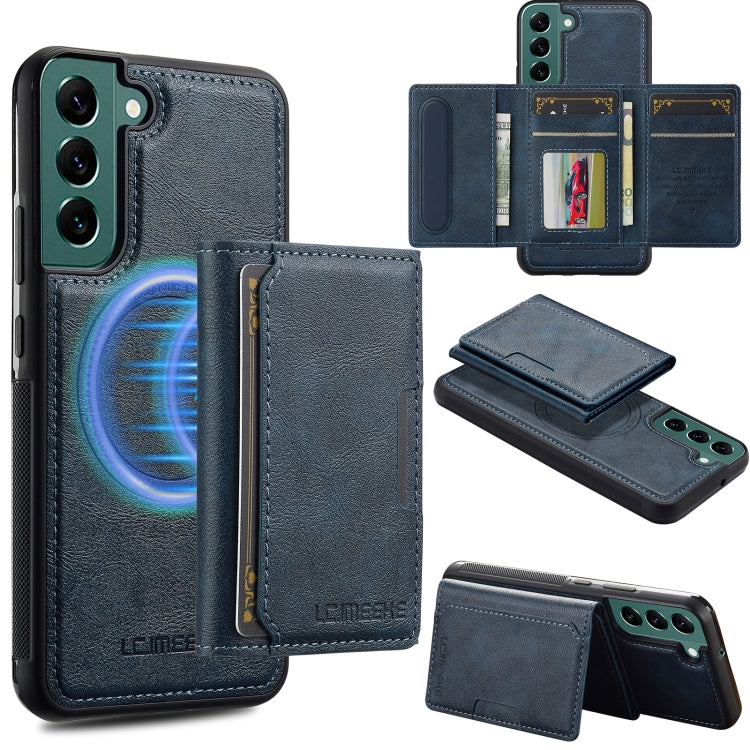 LC.IMEEKE L5 Series Detachable RFID Card Bag Magsafe Phone Case, For Samsung Galaxy S24 Ultra 5G, For Samsung Galaxy S24+ 5G, For Samsung Galaxy S24 5G, For Samsung Galaxy S23 FE 5G, For Samsung Galaxy S23 Ultra 5G, For Samsung Galaxy S20 FE           ...
