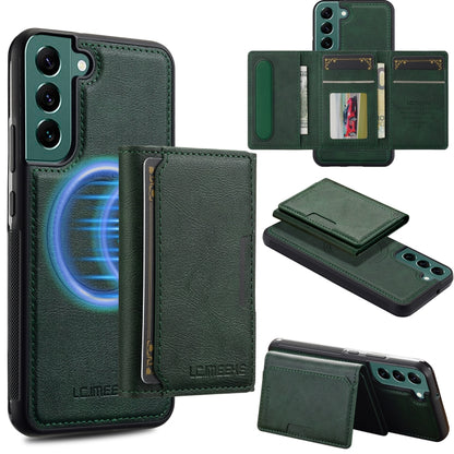 LC.IMEEKE L5 Series Detachable RFID Card Bag Magsafe Phone Case, For Samsung Galaxy S21 FE 5G, For Samsung Galaxy S21 5G, For Samsung Galaxy S21+ 5G, For Samsung Galaxy S21 Ultra 5G