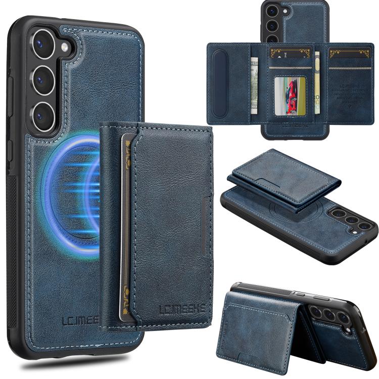 LC.IMEEKE L5 Series Detachable RFID Card Bag Magsafe Phone Case, For Galaxy S26 FE 5G, For Samsung Galaxy S26+ 5G, For Samsung Galaxy S26 Ultra 5G, For Samsung Galaxy S26 5G, For Samsung Galaxy S25 Edge 5G, For Samsung Galaxy S25 5G                    ...