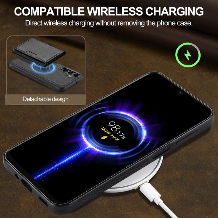 LC.IMEEKE L5 Series Detachable RFID Card Bag Magsafe Phone Case, For Galaxy S26 FE 5G, For Samsung Galaxy S26+ 5G, For Samsung Galaxy S26 Ultra 5G, For Samsung Galaxy S26 5G, For Samsung Galaxy S25 Edge 5G, For Samsung Galaxy S25 5G                    ...