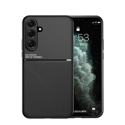 Classic Tilt Strip Grain Magnetic PC Hybrid TPU Phone Case, For Samsung Galaxy S26+ 5G, For Samsung Galaxy S26 Ultra 5G, For Samsung Galaxy S26 5G, For Samsung Galaxy S25 Edge 5G, For Samsung Galaxy S25 5G, For Samsung Galaxy S25+ 5G                   ...