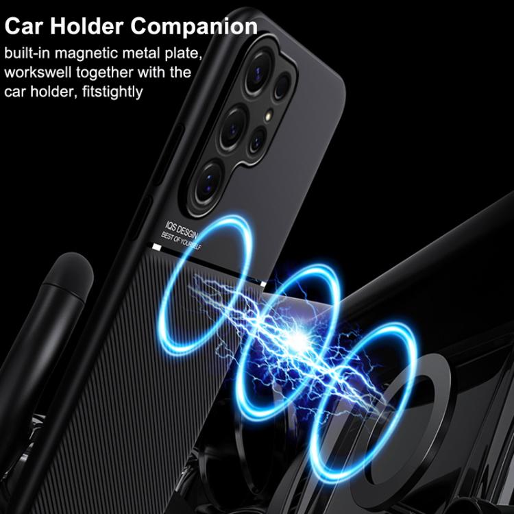 Classic Tilt Strip Grain Magnetic PC Hybrid TPU Phone Case, For Samsung Galaxy S26+ 5G, For Samsung Galaxy S26 Ultra 5G, For Samsung Galaxy S26 5G, For Samsung Galaxy S25 Edge 5G, For Samsung Galaxy S25 5G, For Samsung Galaxy S25+ 5G                   ...