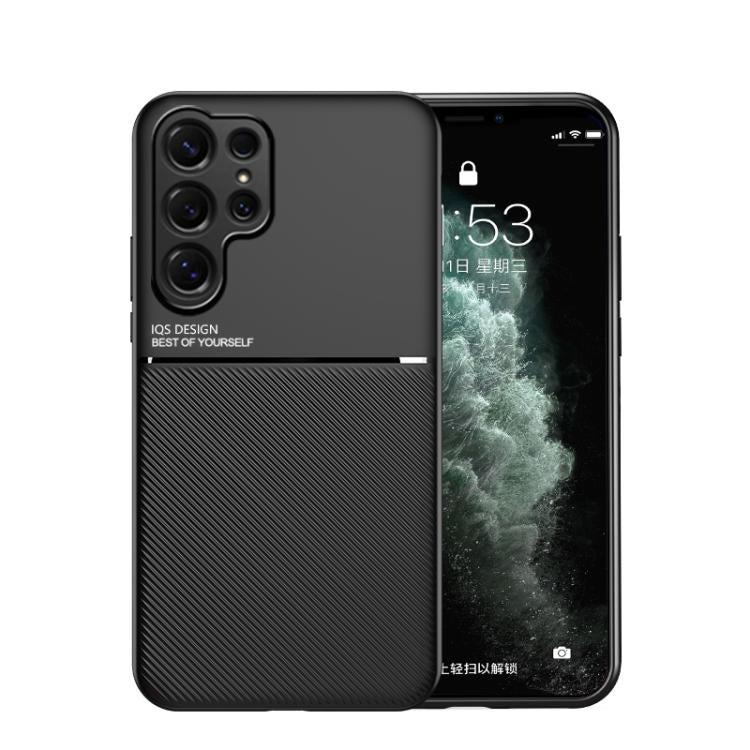 Classic Tilt Strip Grain Magnetic PC Hybrid TPU Phone Case, For Samsung Galaxy S26+ 5G, For Samsung Galaxy S26 Ultra 5G, For Samsung Galaxy S26 5G, For Samsung Galaxy S25 Edge 5G, For Samsung Galaxy S25 5G, For Samsung Galaxy S25+ 5G                   ...