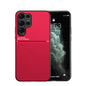 Classic Tilt Strip Grain Magnetic PC Hybrid TPU Phone Case, For Samsung Galaxy S26+ 5G, For Samsung Galaxy S26 Ultra 5G, For Samsung Galaxy S26 5G, For Samsung Galaxy S25 Edge 5G, For Samsung Galaxy S25 5G, For Samsung Galaxy S25+ 5G                   ...