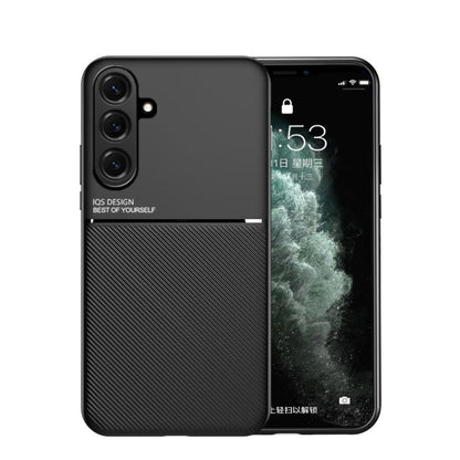 Classic Tilt Strip Grain Magnetic PC Hybrid TPU Phone Case, For Samsung Galaxy S26+ 5G, For Samsung Galaxy S26 Ultra 5G, For Samsung Galaxy S26 5G, For Samsung Galaxy S25 Edge 5G, For Samsung Galaxy S25 5G, For Samsung Galaxy S25+ 5G                   ...