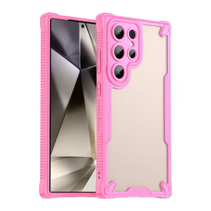 Armor Glaze PC Hybrid TPU Phone Case, For Samsung Galaxy S24 Ultra 5G, For Samsung Galaxy S24+ 5G, For Samsung Galaxy S24 5G, For Samsung Galaxy S23 Ultra 5G, For Samsung Galaxy S23+ 5G, For Samsung Galaxy S23 5G, For Samsung Galaxy S22 Ultra 5G       ...