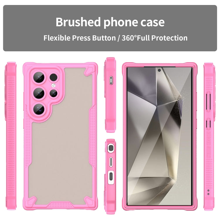 Armor Glaze PC Hybrid TPU Phone Case, For Samsung Galaxy S24 Ultra 5G, For Samsung Galaxy S24+ 5G, For Samsung Galaxy S24 5G, For Samsung Galaxy S23 Ultra 5G, For Samsung Galaxy S23+ 5G, For Samsung Galaxy S23 5G, For Samsung Galaxy S22 Ultra 5G       ...