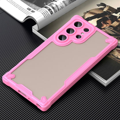 Armor Glaze PC Hybrid TPU Phone Case, For Samsung Galaxy S24 Ultra 5G, For Samsung Galaxy S24+ 5G, For Samsung Galaxy S24 5G, For Samsung Galaxy S23 Ultra 5G, For Samsung Galaxy S23+ 5G, For Samsung Galaxy S23 5G, For Samsung Galaxy S22 Ultra 5G       ...