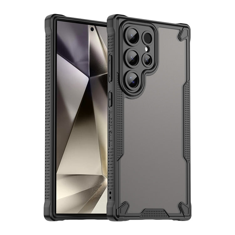 Armor Glaze PC Hybrid TPU Phone Case, For Samsung Galaxy S24 Ultra 5G, For Samsung Galaxy S24+ 5G, For Samsung Galaxy S24 5G, For Samsung Galaxy S23 Ultra 5G, For Samsung Galaxy S23+ 5G, For Samsung Galaxy S23 5G, For Samsung Galaxy S22 Ultra 5G       ...