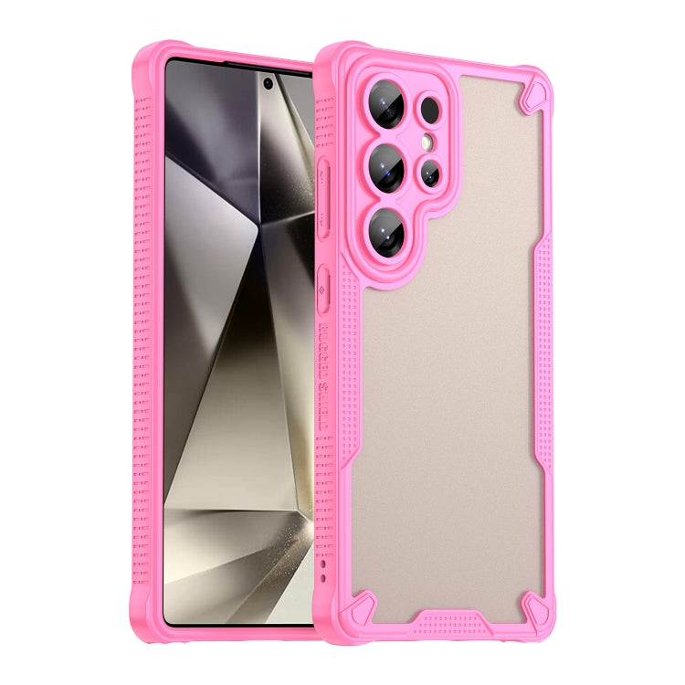 Armor Glaze PC Hybrid TPU Phone Case, For Galaxy S26 FE 5G, For Samsung Galaxy S26+ 5G, For Samsung Galaxy S26 Ultra 5G, For Samsung Galaxy S26 5G, For Samsung Galaxy S25 FE 5G, For Samsung Galaxy S25 5G, For Samsung Galaxy S25+ 5G                     ...
